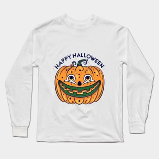 Vintage Halloween Pumpkin 2023. Halloween 2023 Long Sleeve T-Shirt